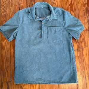 Men's Green Corduroy Shirt